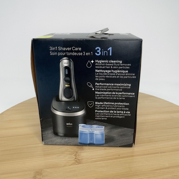 Braun 3in1 Shaver Care Lemon Fresh Cleaning Cartridges 3 Pack Made in Ireland - Picture 3 of 9